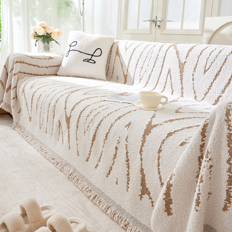 Sofa Sublimé : Housse Premium en Tissu Laine Light Luxury