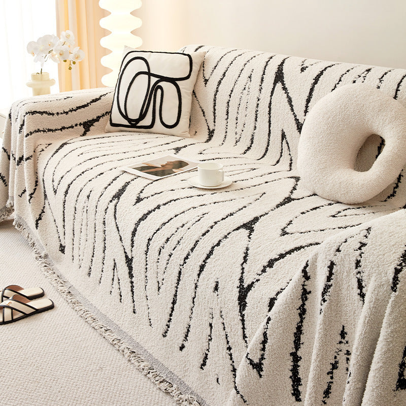 Sofa Sublimé : Housse Premium en Tissu Laine Light Luxury