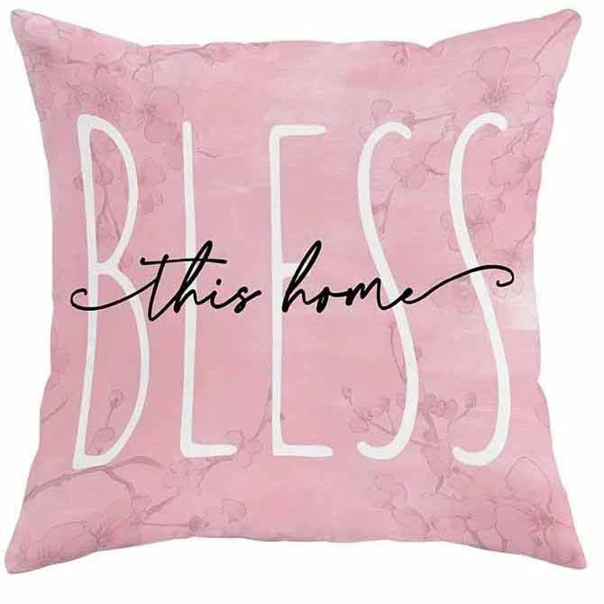 Évasion Printanière : Housse de Coussin Fleurs de Cerisier pour Canapé & Maison