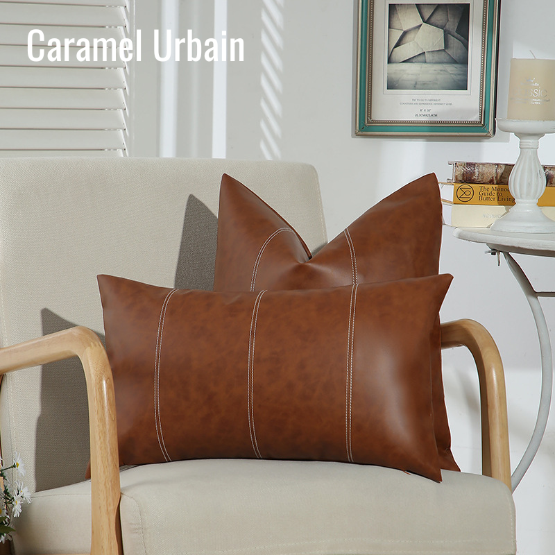 CUIRÉA – Coussin en Cuir | Élégance Contemporaine & Confort Haut de Gamme