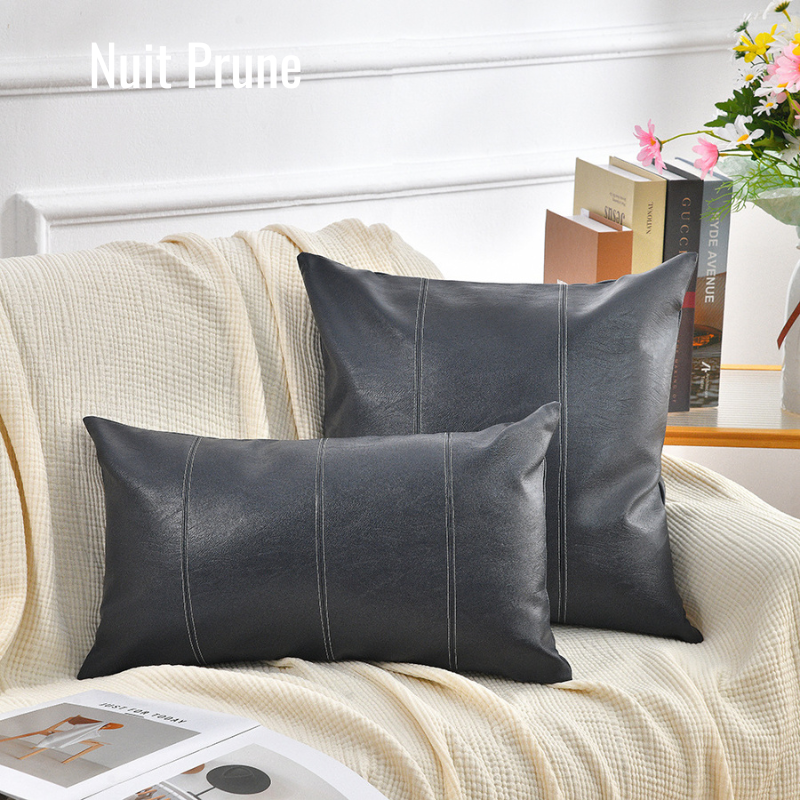CUIRÉA – Coussin en Cuir | Élégance Contemporaine & Confort Haut de Gamme