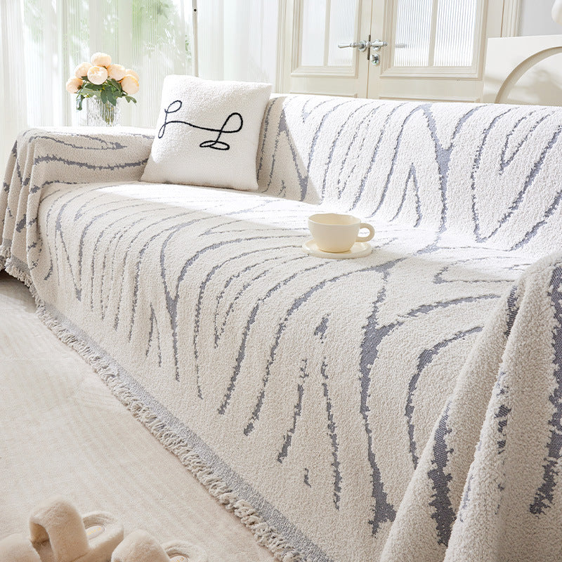 Sofa Sublimé : Housse Premium en Tissu Laine Light Luxury