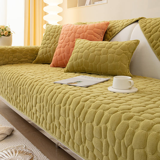 Coussin de Canapé Hiver – Velours Épais & Doux, Confort Antidérapant