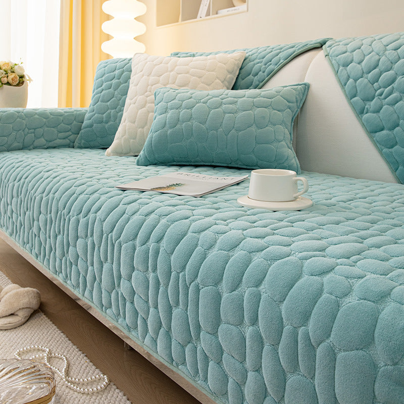 Coussin de Canapé Hiver – Velours Épais & Doux, Confort Antidérapant