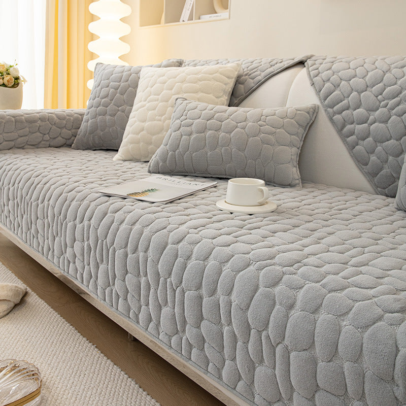Coussin de Canapé Hiver – Velours Épais & Doux, Confort Antidérapant