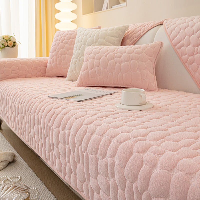 Coussin de Canapé Hiver – Velours Épais & Doux, Confort Antidérapant