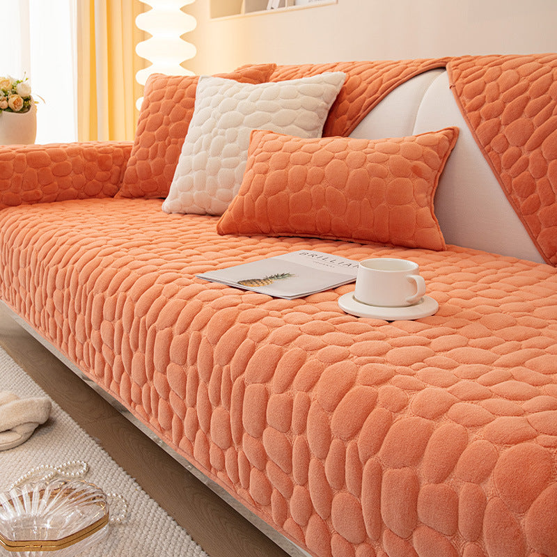 Coussin de Canapé Hiver – Velours Épais & Doux, Confort Antidérapant