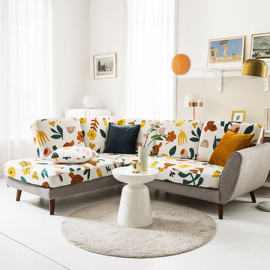 Housse de Canapé Motif Luxueux Coloré style Floral