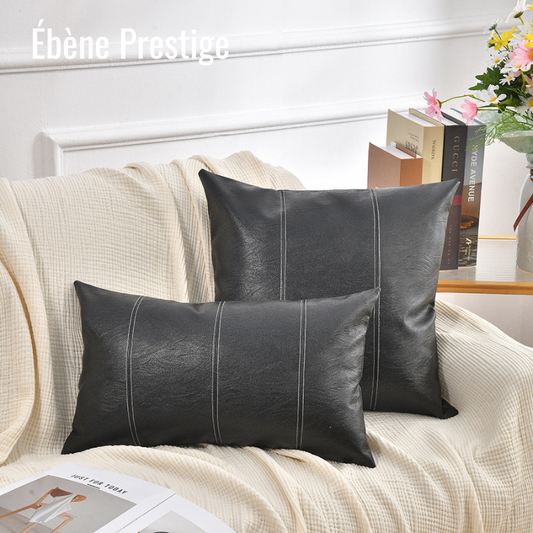 CUIRÉA – Coussin en Cuir | Élégance Contemporaine & Confort Haut de Gamme