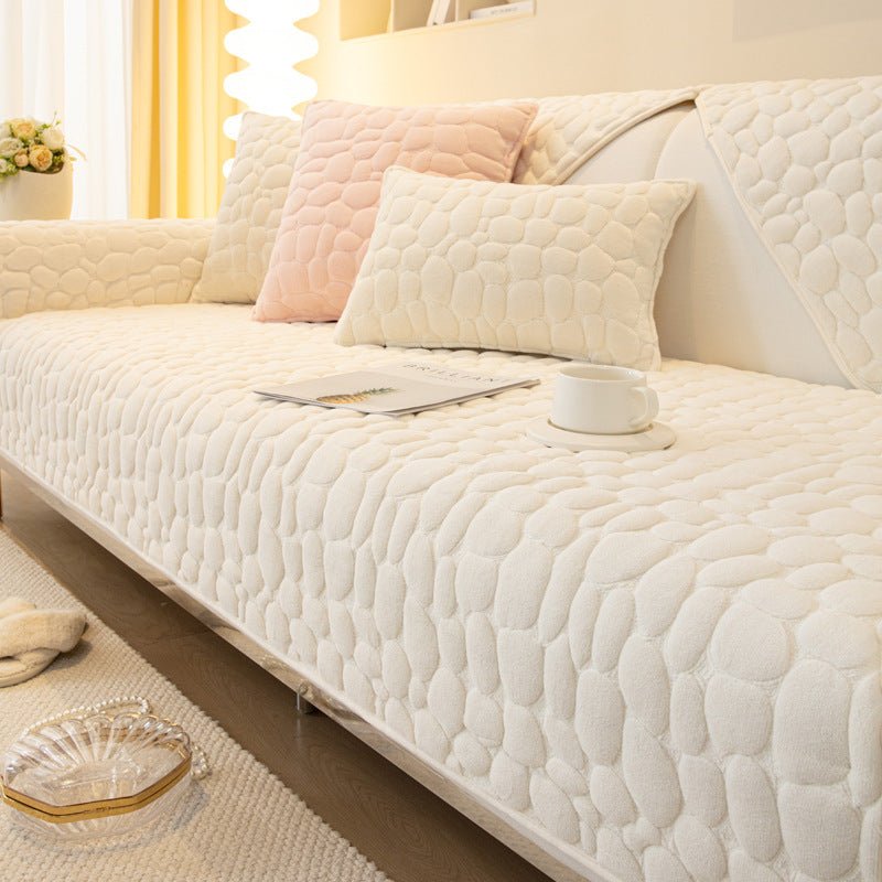 Coussin de Canapé Hiver – Velours Épais & Doux, Confort Antidérapant